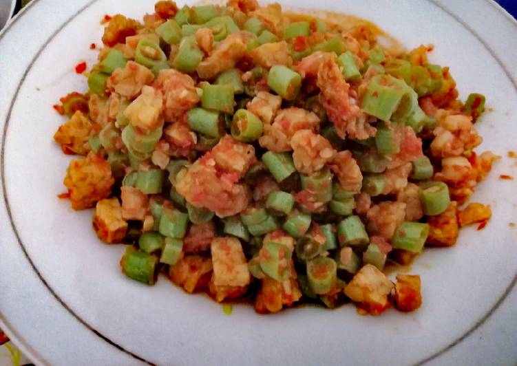 Resep Bumbu Dapur Balado Buncis Tempe