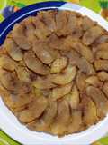Torta invertida de manzana (mi versión)