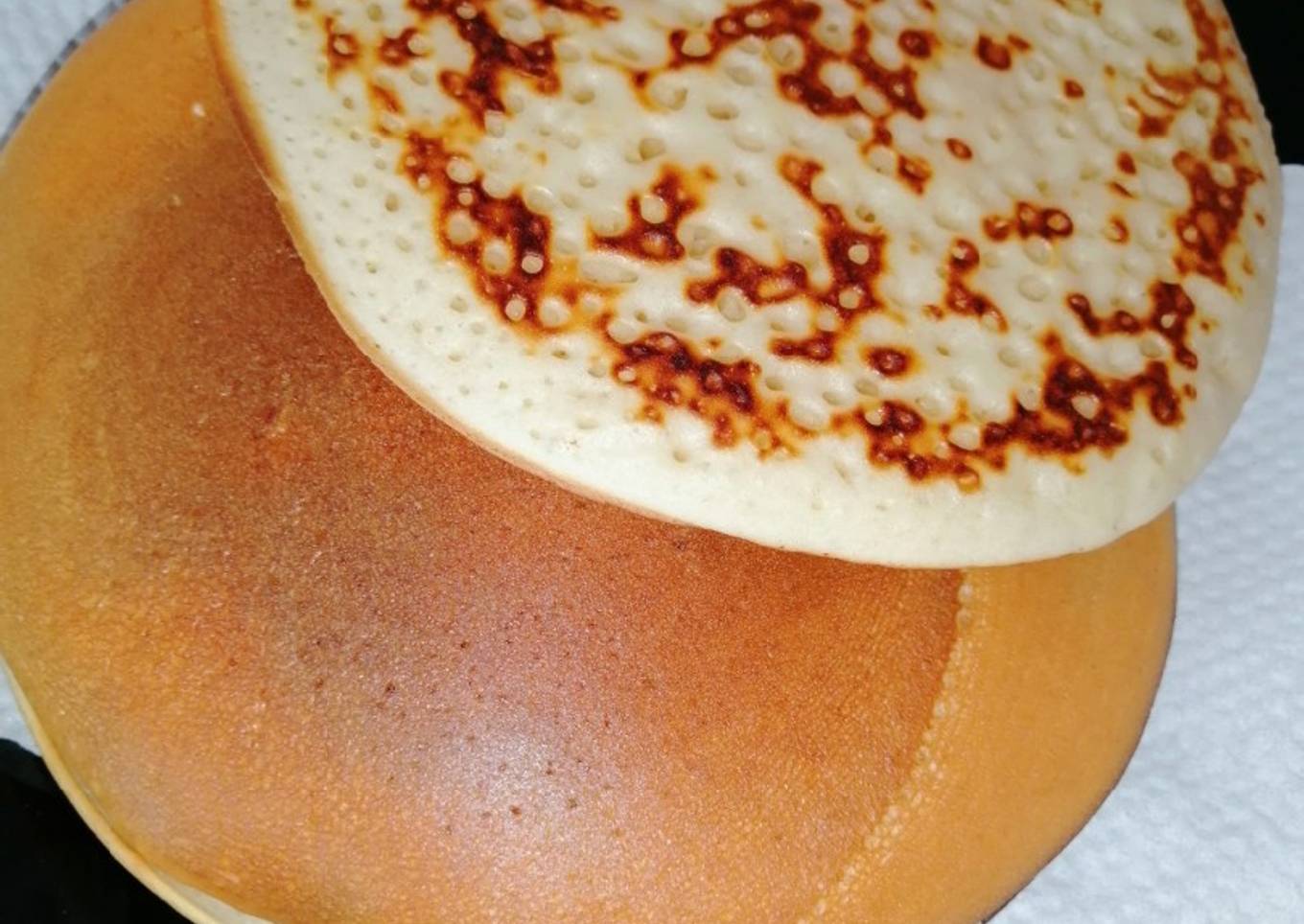 Light and quick pancakes