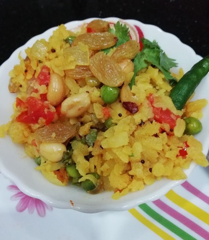 A picture of Banarasi Chura Matar.