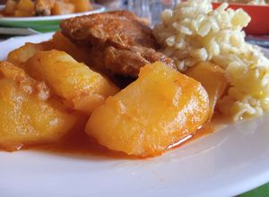 Una foto de Pollo punto cuy