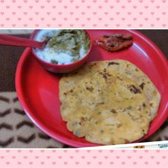 A picture of Jowar ki stuff Roti.