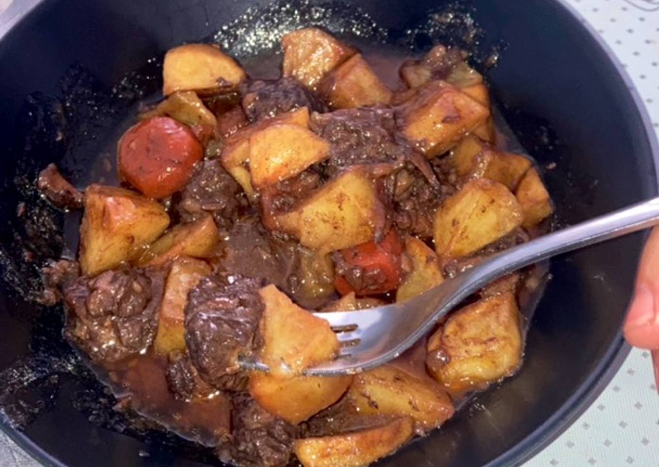 Guiso de Ternera al Vino Tinto