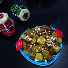 A picture of Sweet potato coins.