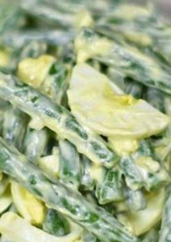 Салат из стручковой зеленой фасоли