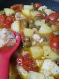 Baccalà in umido con patate e olive