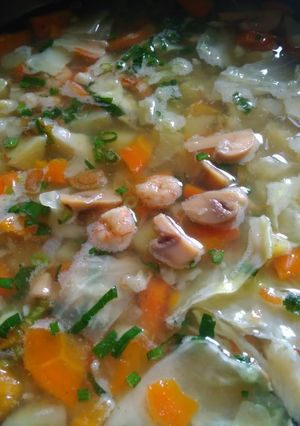 Foto resep Sayur sop udang jamur