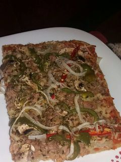 Una foto de Pizza