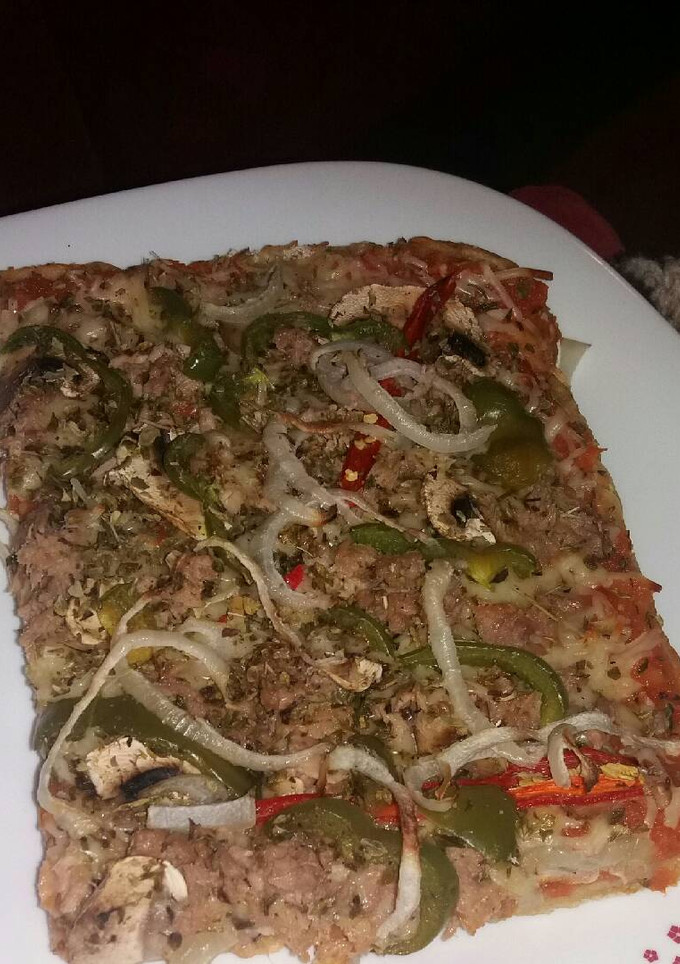 Una foto de Pizza