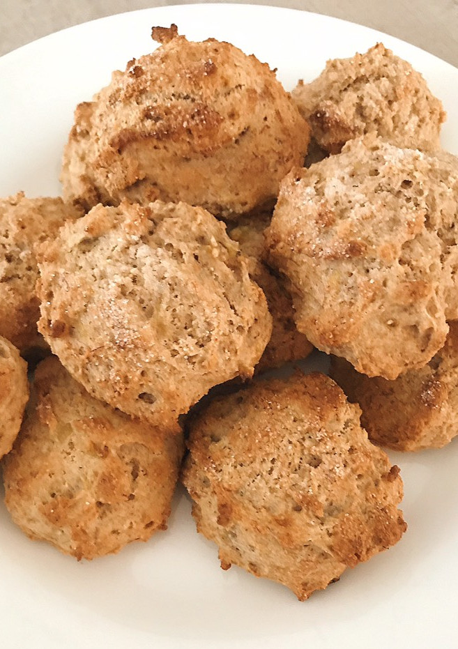 Una foto de Scones de Banana Integrales