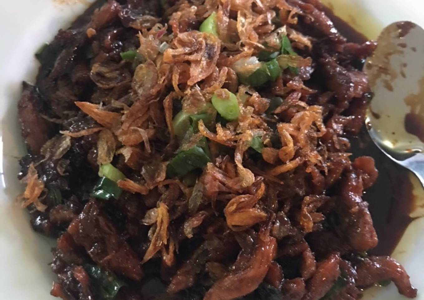 Ayam suir panggang kecap