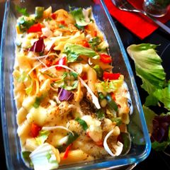 A picture of Pasta Veg Au Gratin.