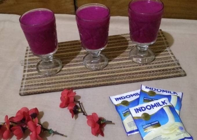 Resep Jus Buah Naga Susu Oleh Anisatur Raehan Cookpad