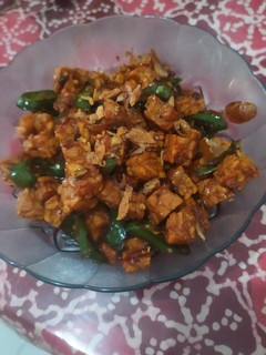 Foto resep Tempe orek cabe hijau