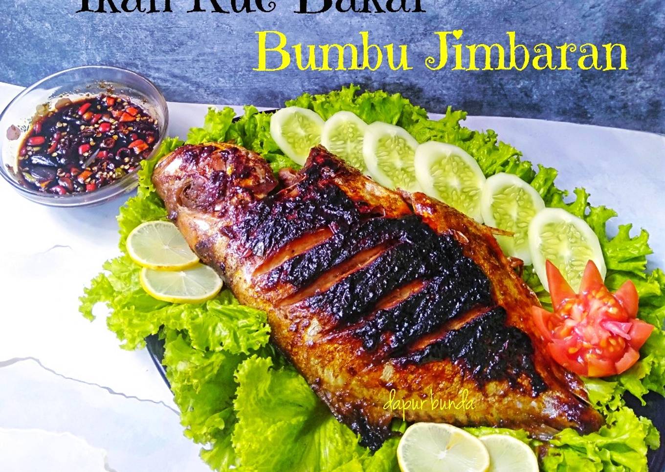 Ikan kue bakar bumbu Jimbaran