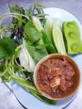 น้ำพริกมะม่วงกุ้งสด
