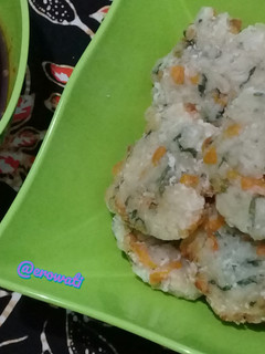 Foto resep Cireng Salju Nasi Sayur