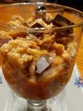 Trifle de dulce de leche y chocolate