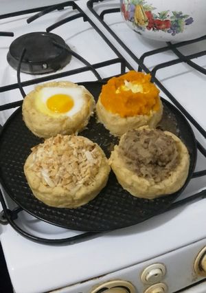 Una foto de Nidos de papa