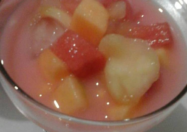 Sop buah with lengkeng