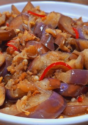 Foto resep Resep Tumis Terong Saus Tiram dan Ebi