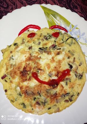 ওমলেট (omelette recipe in Bengali) রেসিপির প্রধান ছবি