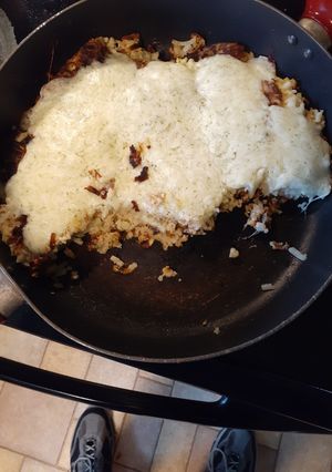 A picture of Cheesy Chicken Potato Cake GF.