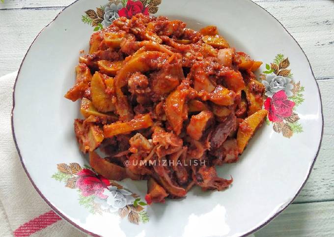 Balado Cumi Asin Jengkol