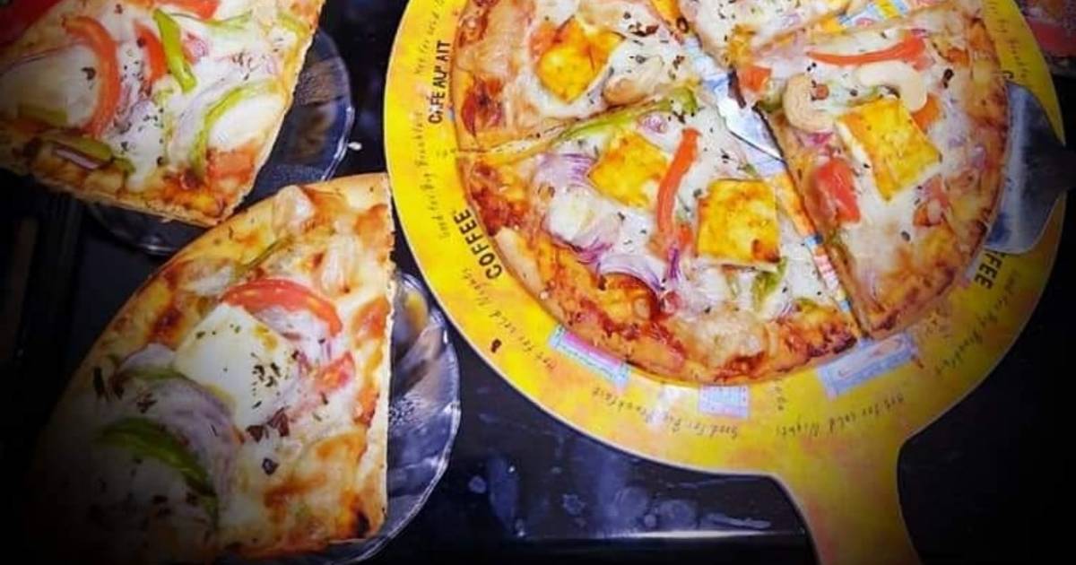 Tangy Paneer Pizza Recipe by Astha Agarwal Cookpad