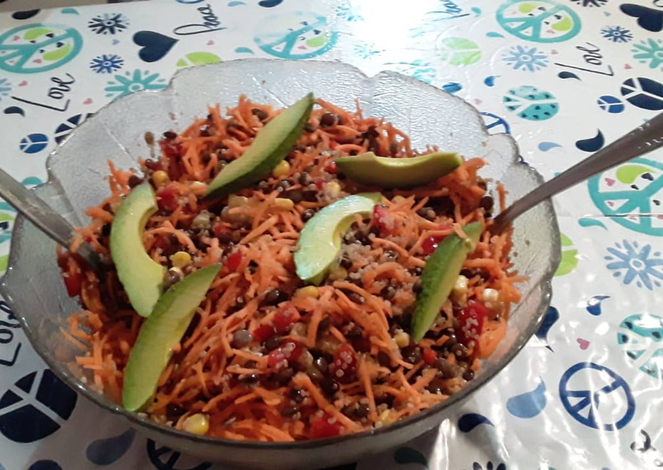 Ensalada completa y riquísima!!! 💚👏