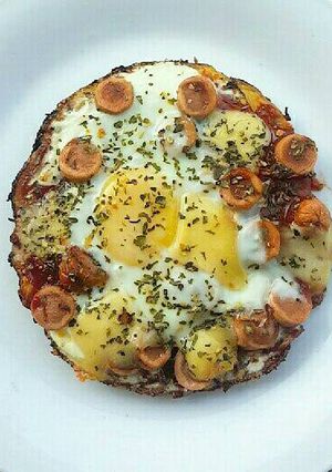 A picture of Potato Pizza for Breakfast.