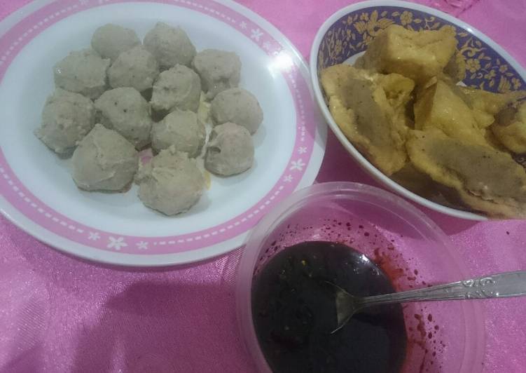 Tahu bakso dan bakso sapi simple