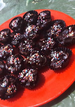 Foto resep Ting2 kacang oven coklat leleh😊😊