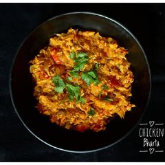 A picture of Chicken Bharta/ Mashed Chicken.