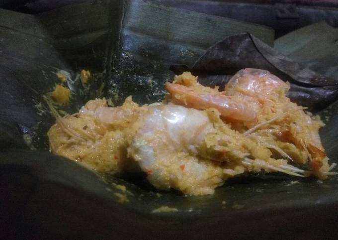 Resep Botok udang Anti Gagal