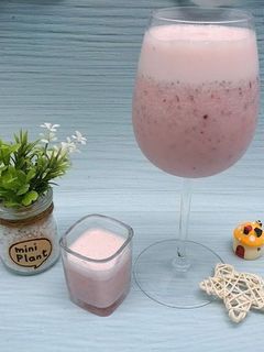 蔓越莓水果優格冰沙醋飲 的食譜成品照片