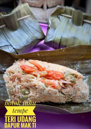 Foto resep Bothok tahu tempe teri udang