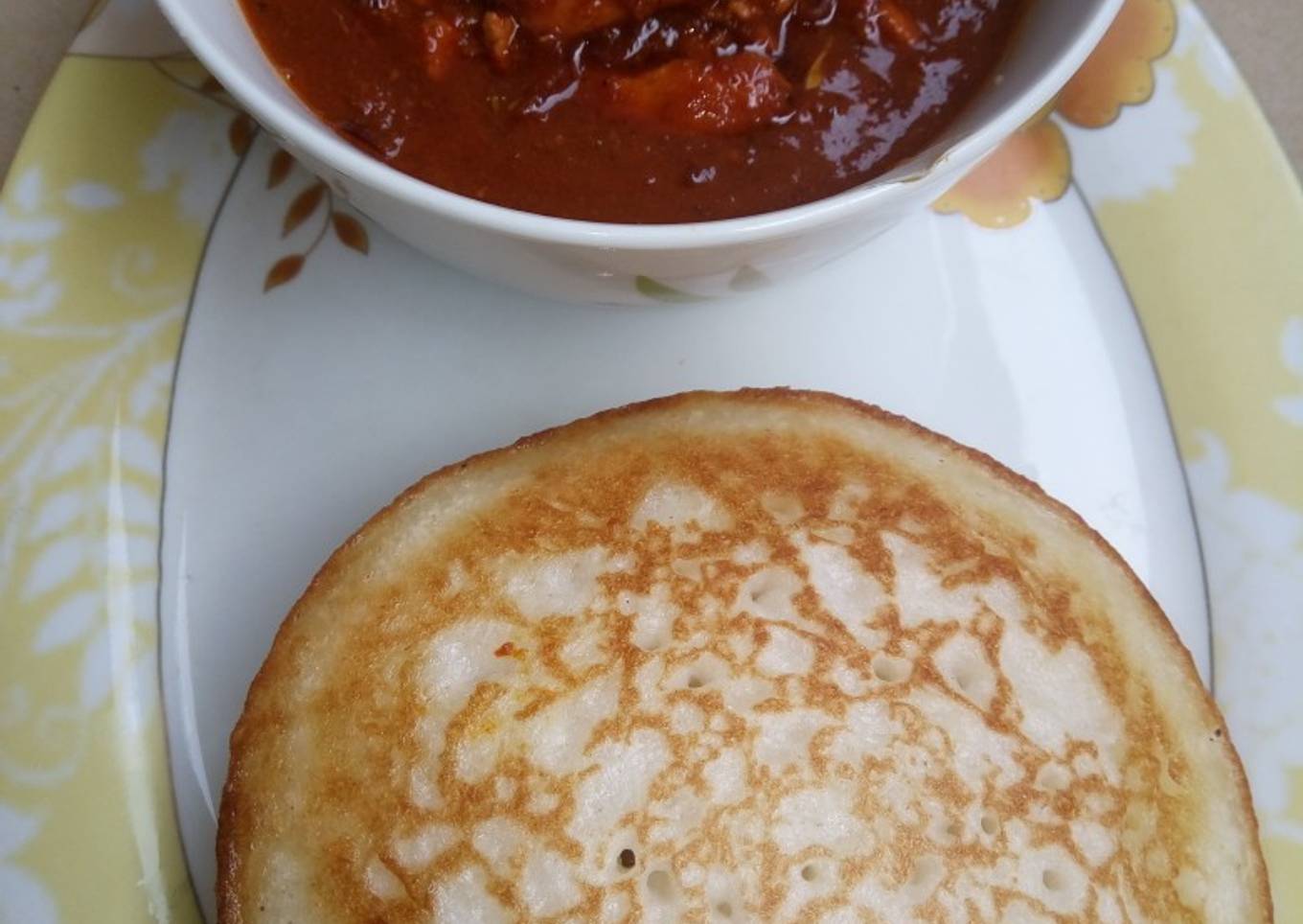 Sinasir with shredded beef stew