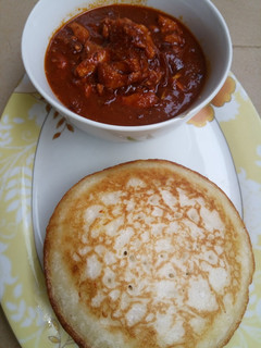 A picture of Sinasir with shredded beef stew.