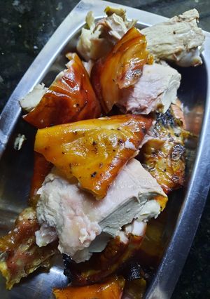 Una foto de Lechoncito (cuarto trasero) al horno