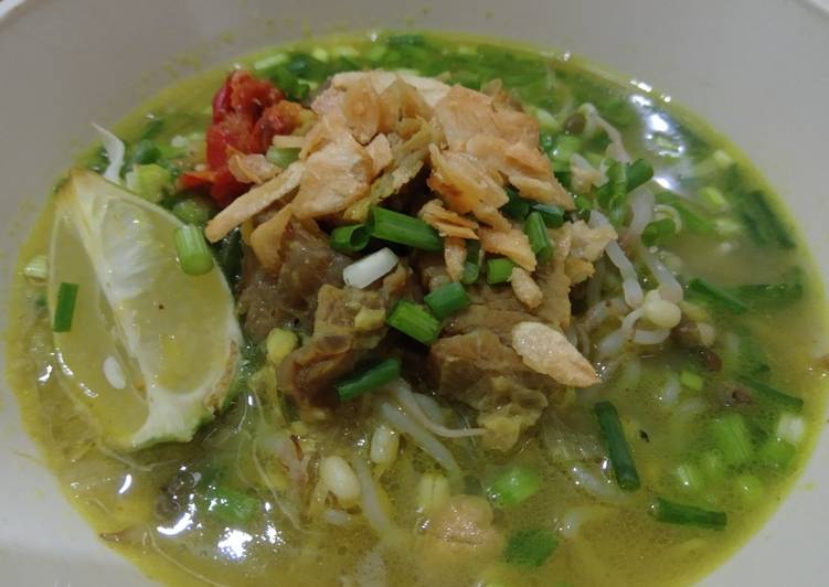 Resep Soto daging kuah bening, Lezat
