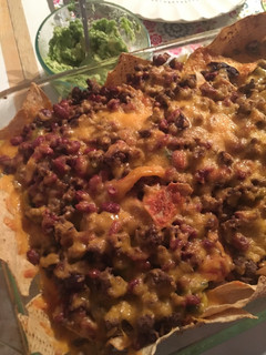 A picture of Ground Beef Nachos.