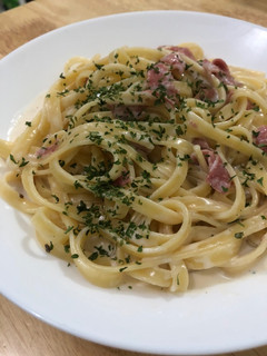 Foto resep Fettuccine creamy carbonara 👩🏻‍🍳