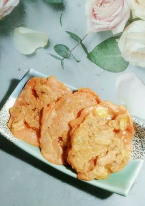 雞肉泡菜煎餅 的食譜成品照片