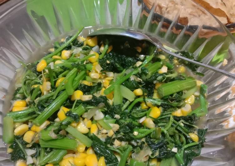Cah Bayam Jagung pipil