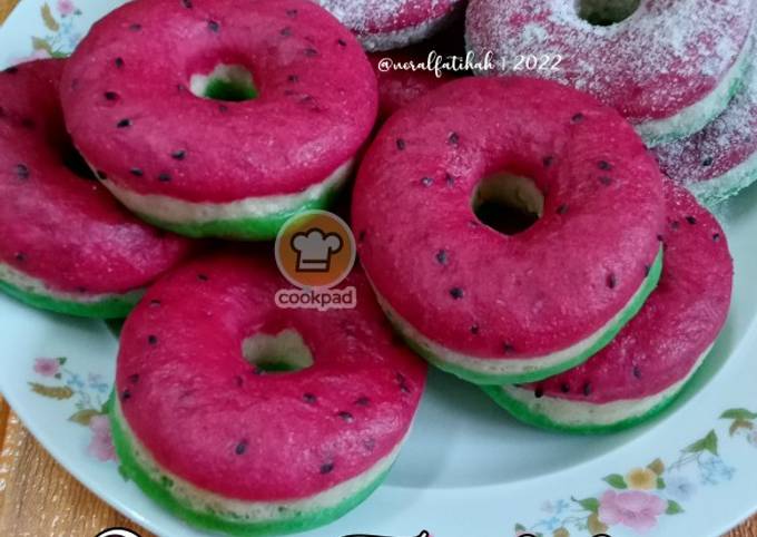 Resipi Donat Tembikai 🍩🍉 Oleh Nor Al Fatihah Cookpad 5180