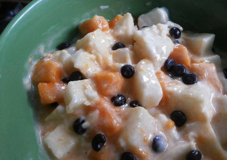 Salad Mangga Bengkuang dengan Chocochips