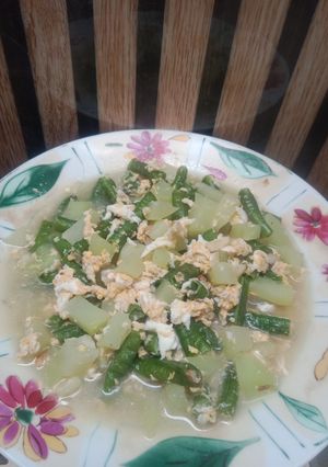 Foto resep Tumis Labu Siam Kacang Panjang Telur