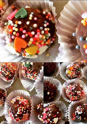 Foto resep Biskuit bola coklat
