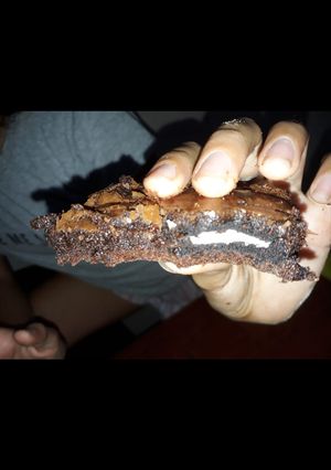 Una foto de Brownie de oreo